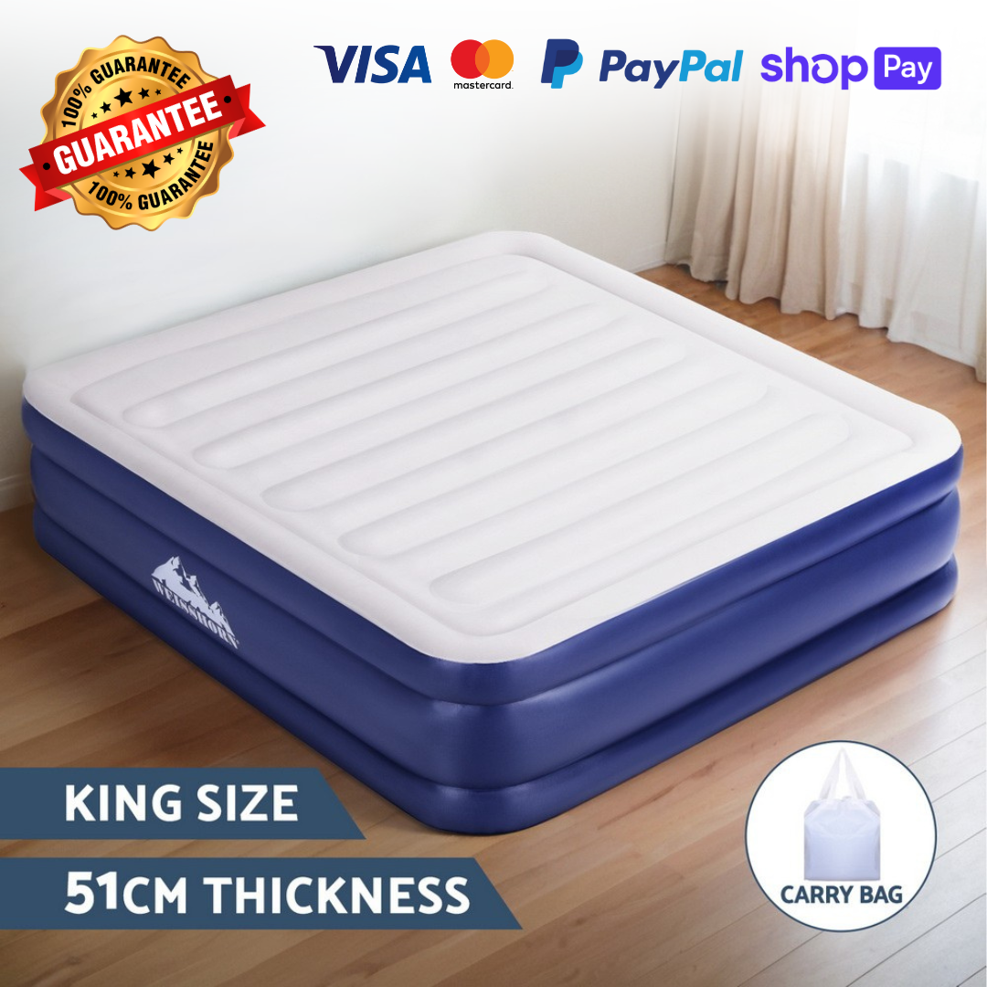 Premium Inflatable Mattress - Air Mattress, Comfort On Demand, Restful Nights