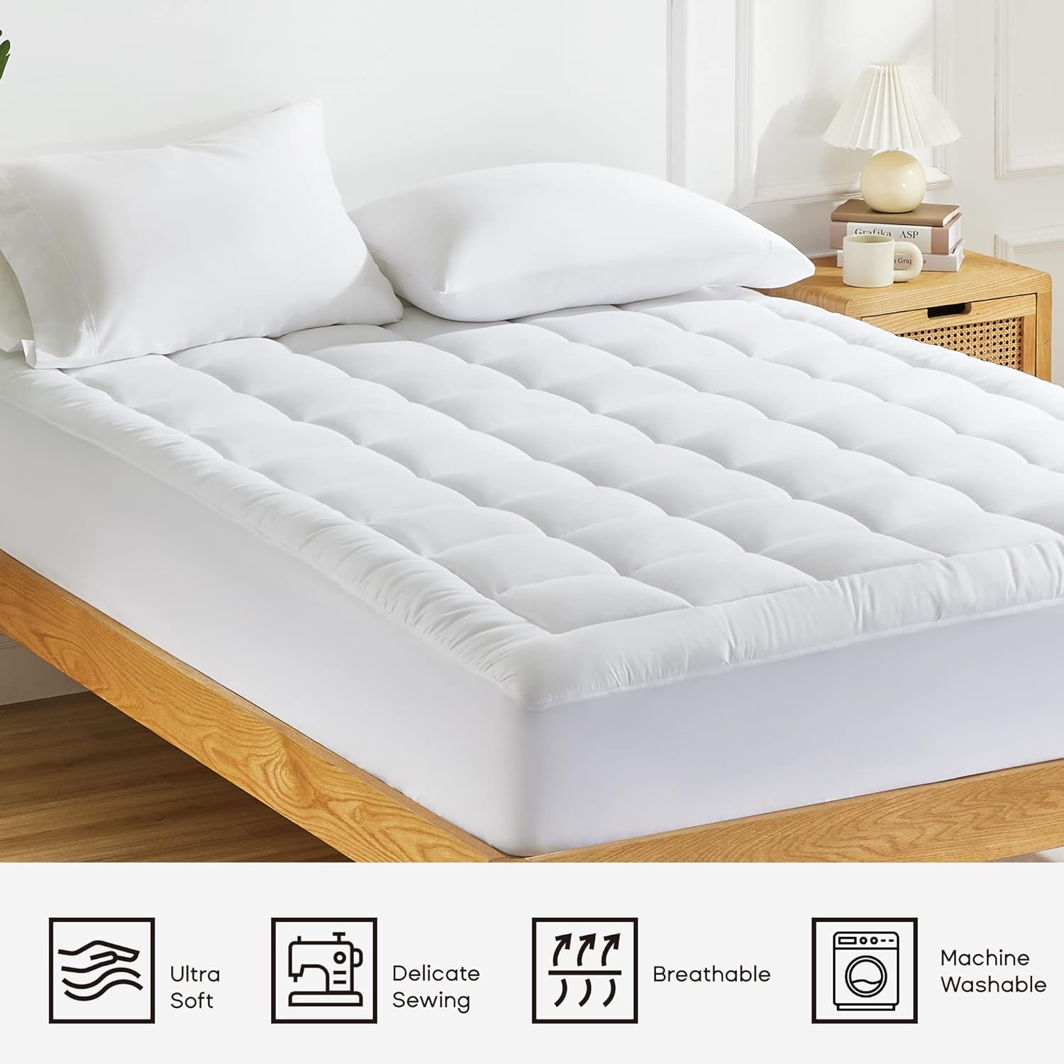 Eco Toppers™ | Cooling Bamboo Mattress Topper