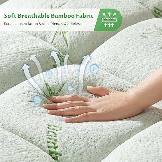 Eco Toppers™ | Cooling Bamboo Mattress Topper